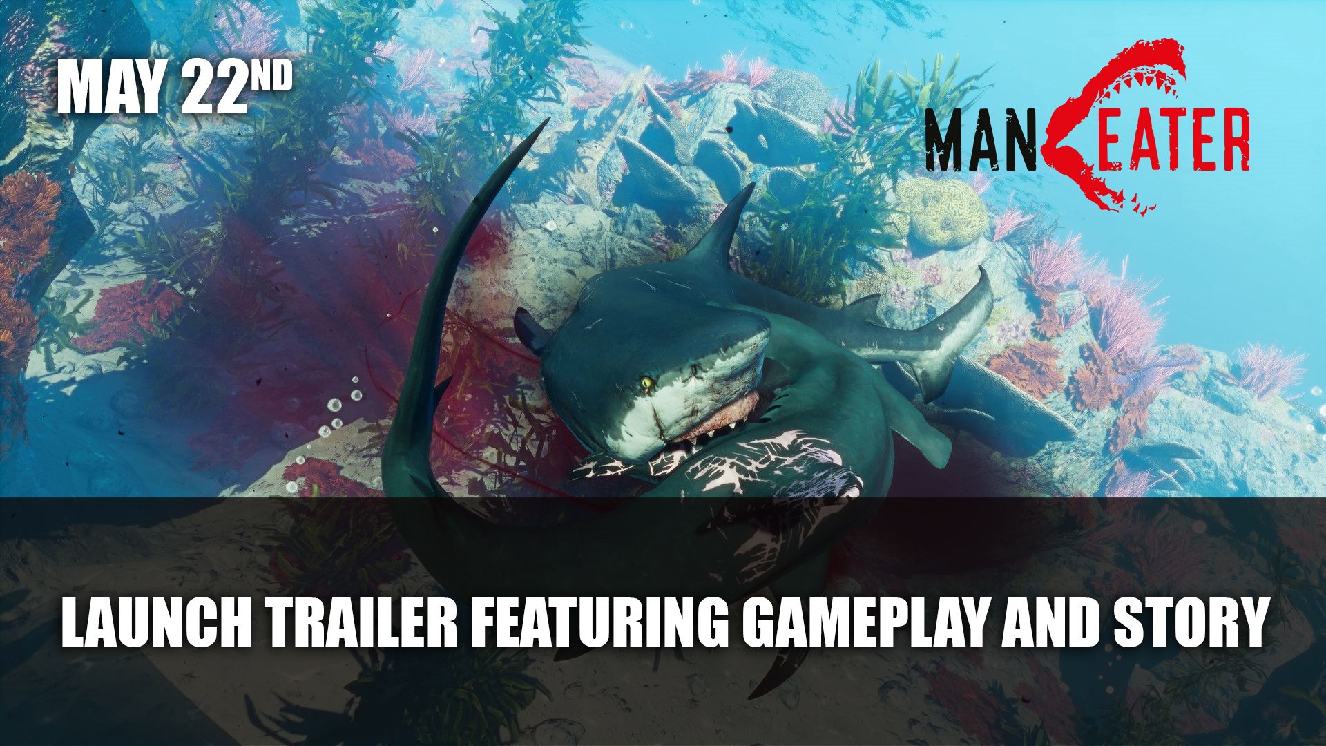 Maneater Launch Trailer Featuring Gameplay and Story