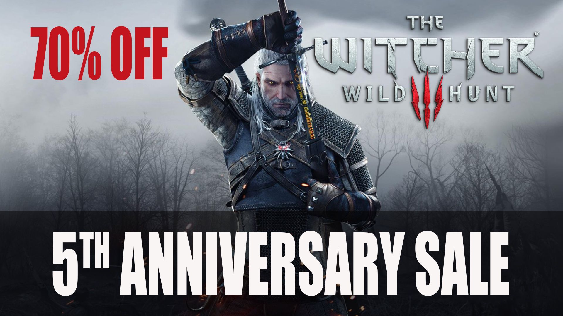 Witcher 3 5th Anniversary Sale