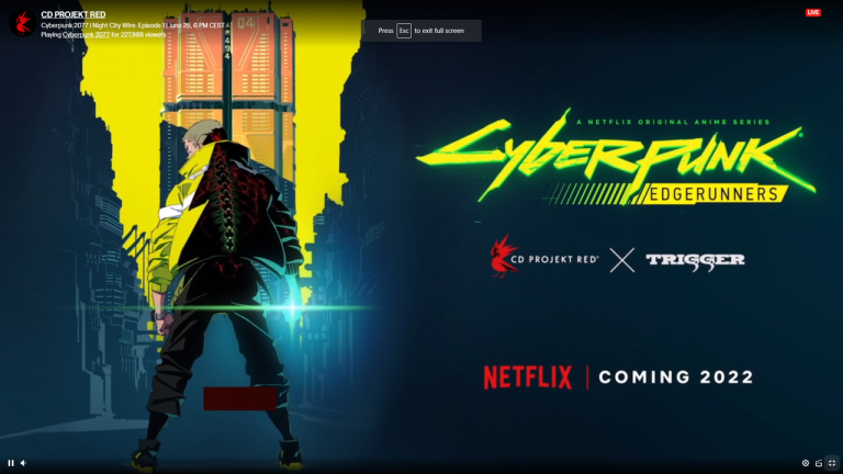 CD Projekt Red Now Focused on Cyberpunk 2077 Expansion