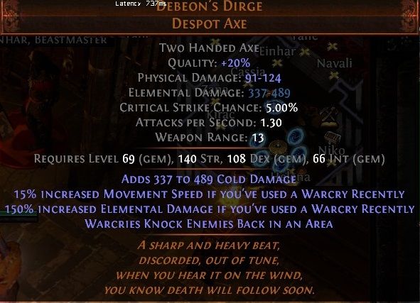 Ice Crash WarZerker   Ready to Slam! Path of Exile Starter Build (Harvest League)