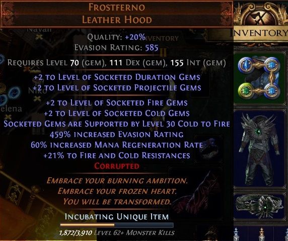 Infernal Cold Assassin   With Maximum Dodge! Path of Exile Build (Harvest League)