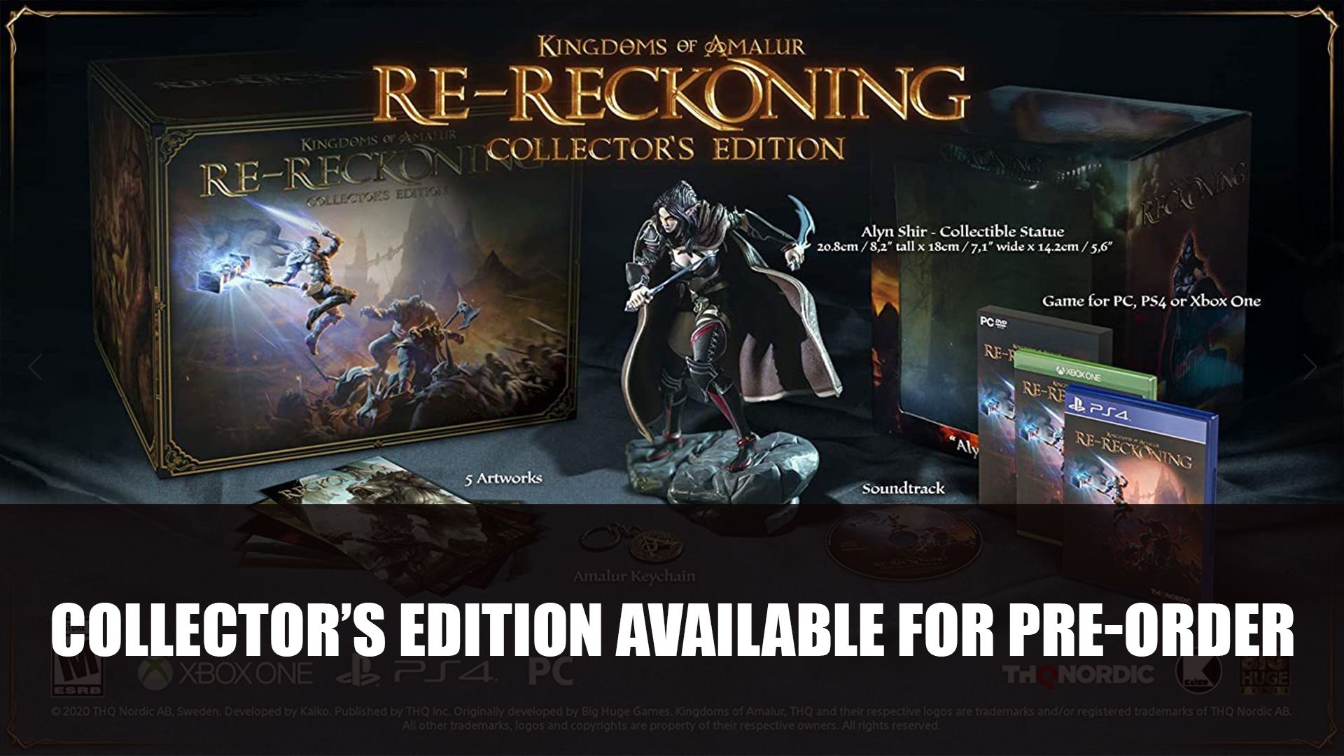 Kingdom of Amalur Re Reckoning collector’s edition available for pre order