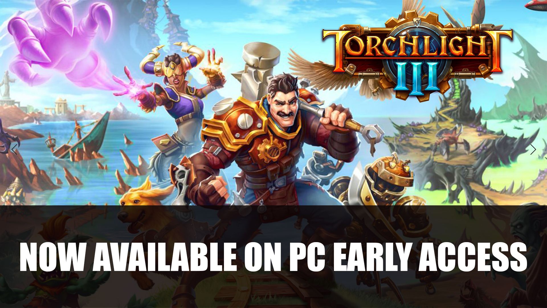 Torchlight 3 Now Available on PC Early Access