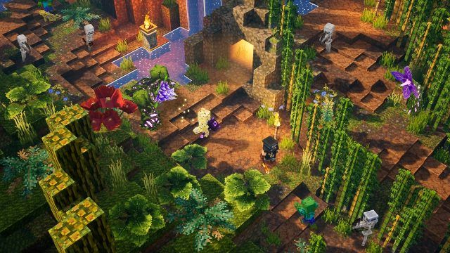 Minecraft Dungeons First DLC Pack Jungle Awakens Releases July 1st