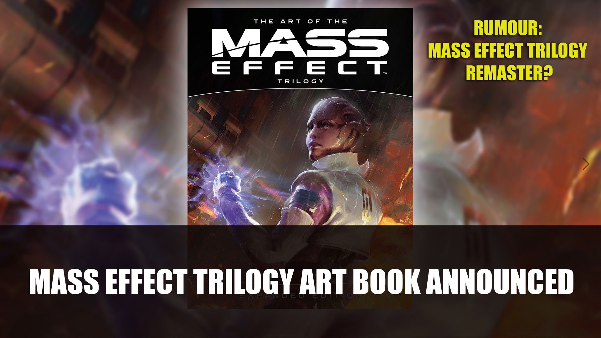 Mass Effect Trilogy Art Book Announced