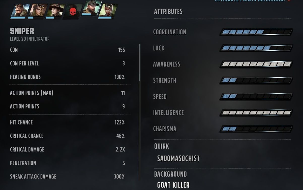 Wasteland 3 Builds: Sneaky Sniper