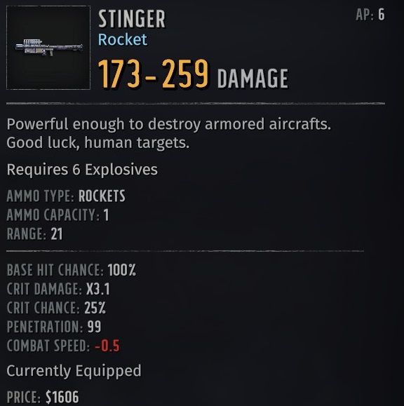 Wasteland 3 Builds: Recon Rocketeer