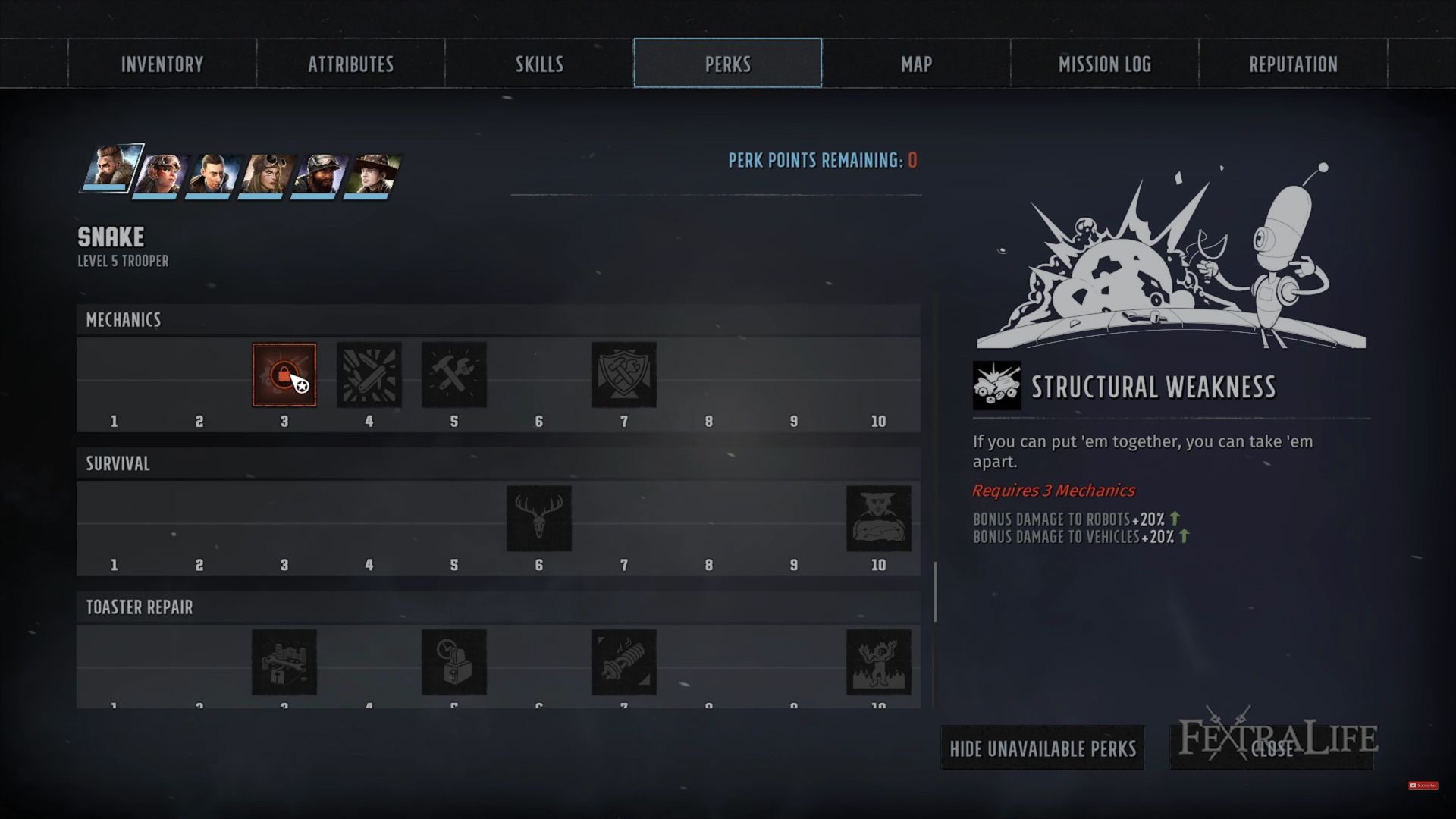 Wasteland 3: Best Perks