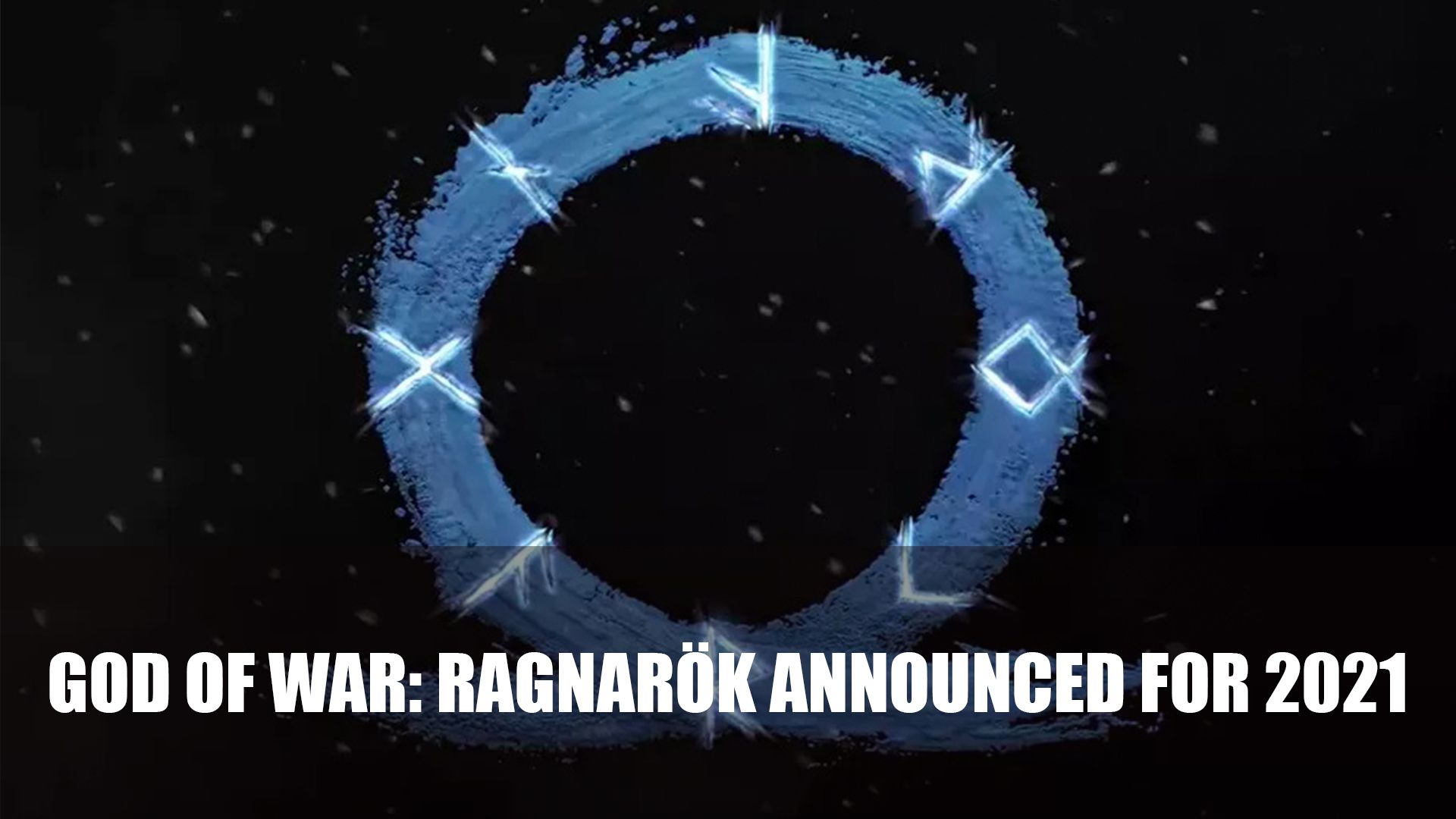 god of war Ragnarök announced for 2021