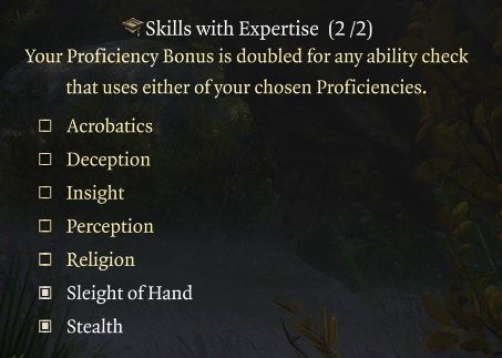 Baldur’s Gate 3 Builds Rogue Guide (Thief) Expertise
