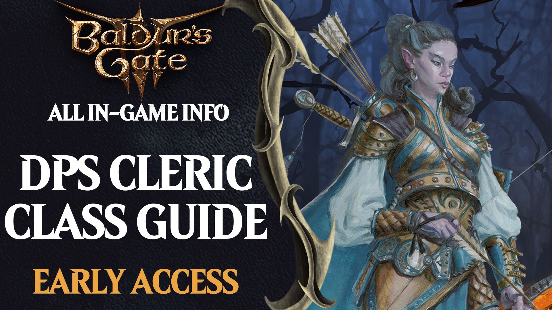 baldurs gate 3 dps cleric class guide build tips tricks