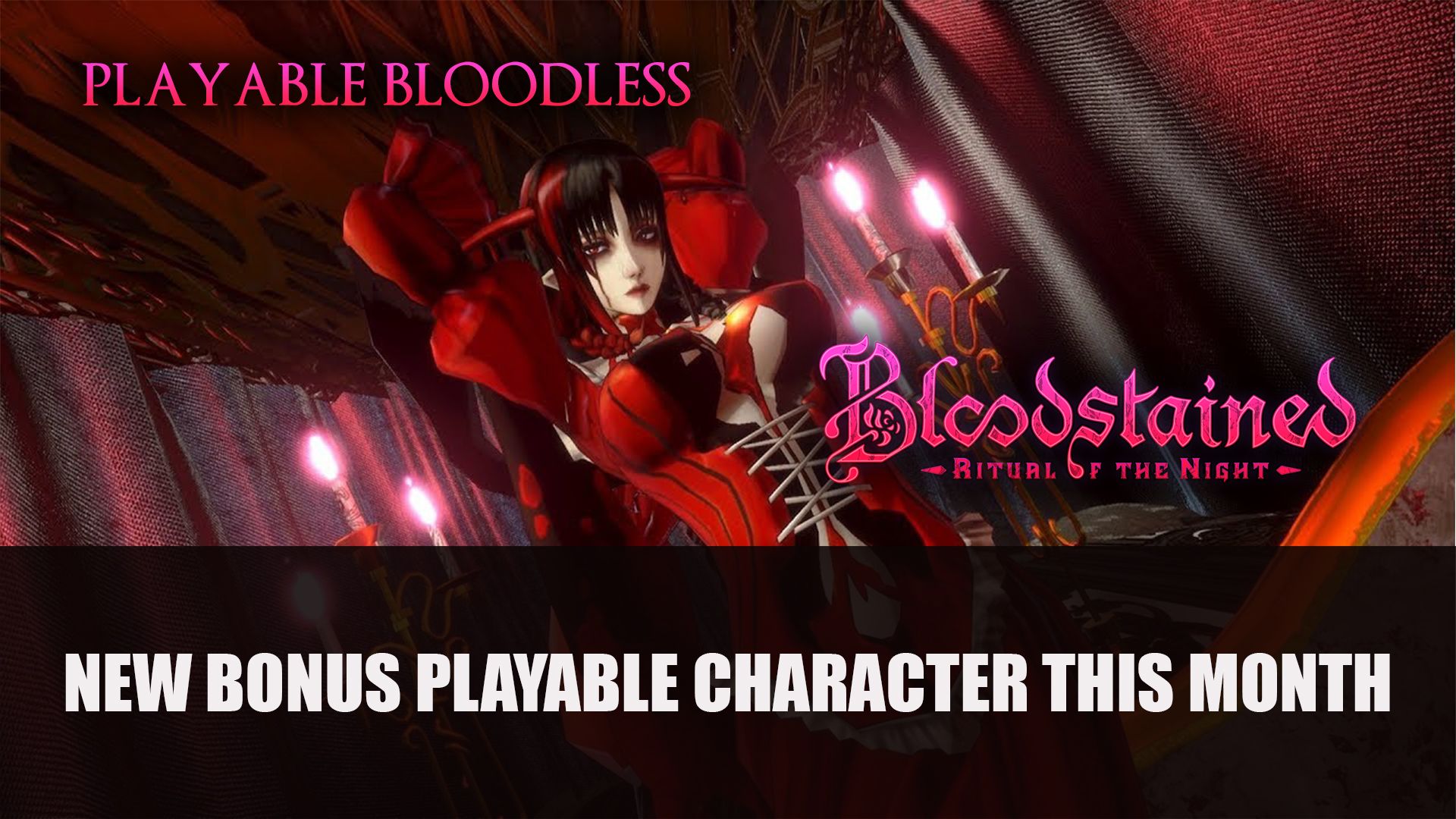 Bloodstained ROTN new bonus playable character this month