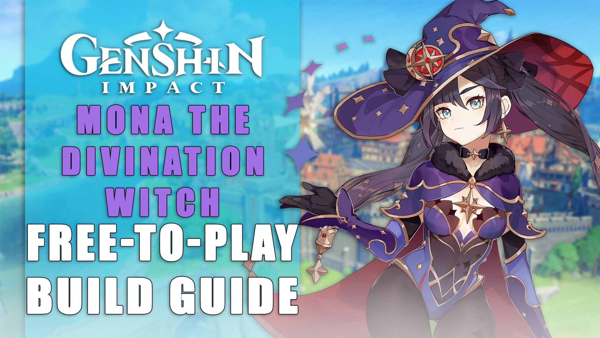 Genshin Impact Mona The Divination Witch