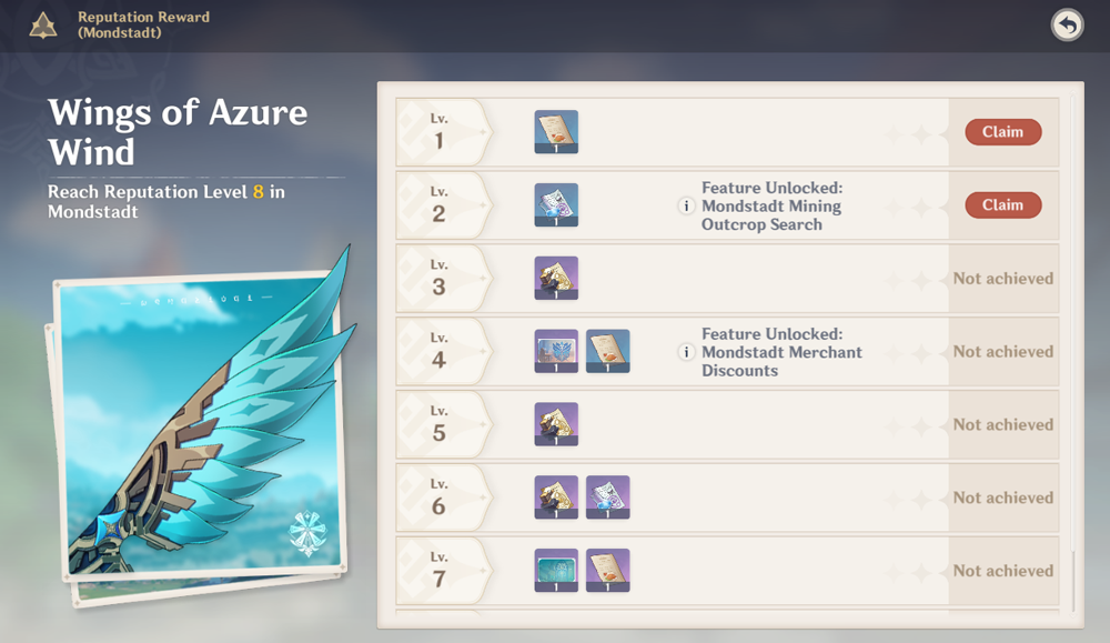 Genshin Impact Ver 1.1. Reputation System Guide