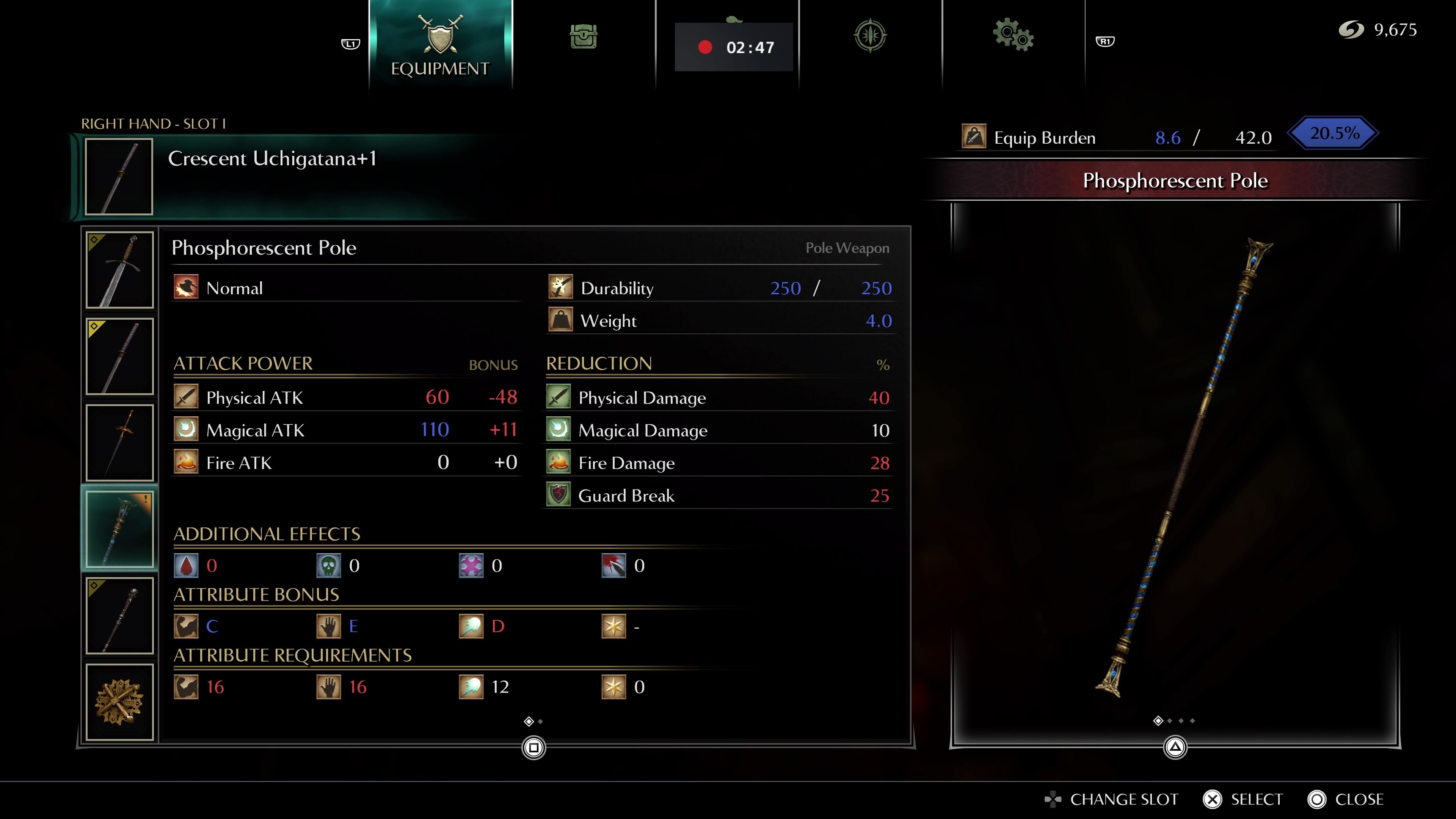 demons-souls-build-guide-homing-soul-samurai-phosphorescent-pole