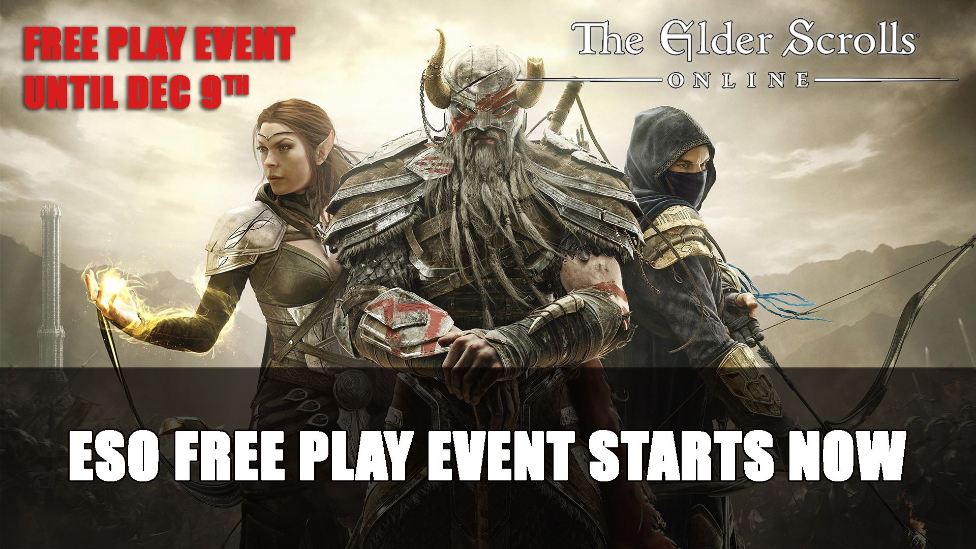 ESO Eso Free Play Event Starts Now Until December 9th