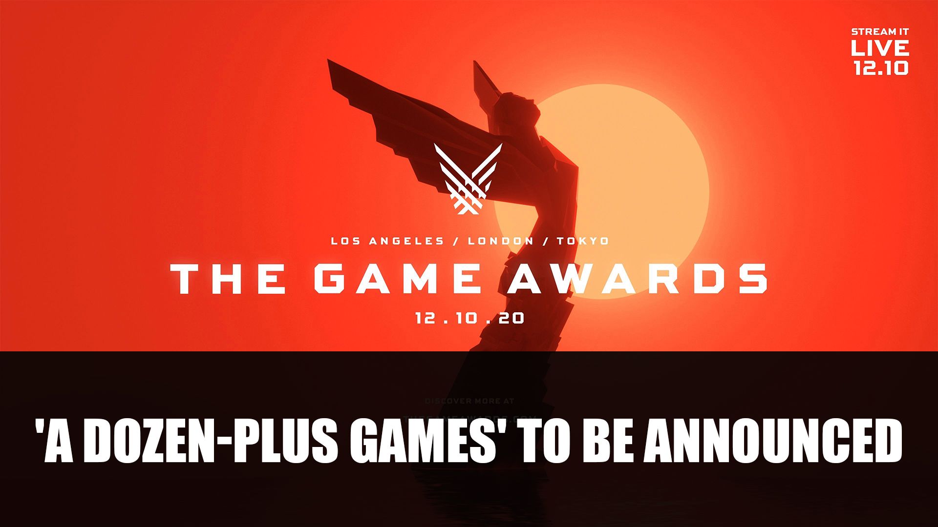TGA 2020 &lsquo;A Dozen Plus Games&rsquo; To Be Announced