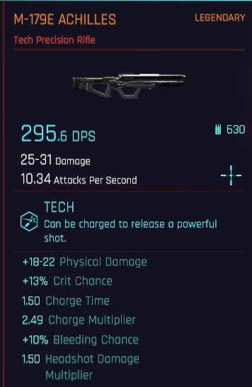Cyberpunk 2077 Builds: Tech Engineer (Tech Weapons) Character Guide Weapons Perks