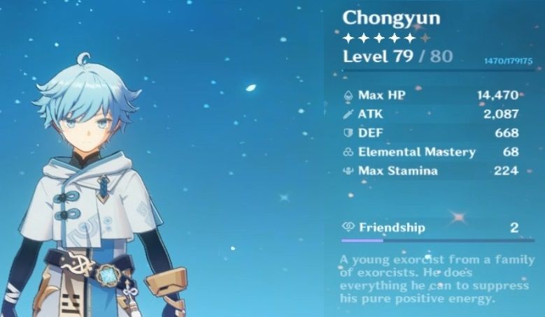 Genshin Impact Build: Chongyun, Frost Shattering Warrior  – Free To Play Guide