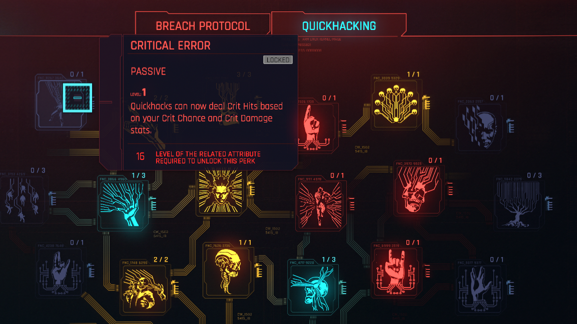 Cyberpunk 2077 Builds: Neural Netrunner (Quickhacks Specialist) Character Guide Weapons Perks
