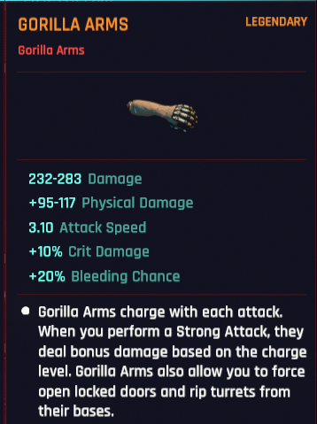 Cyberpunk 2077 Builds: T 1000 Terminator (Gorilla Arms) Character Guide Weapons Perks