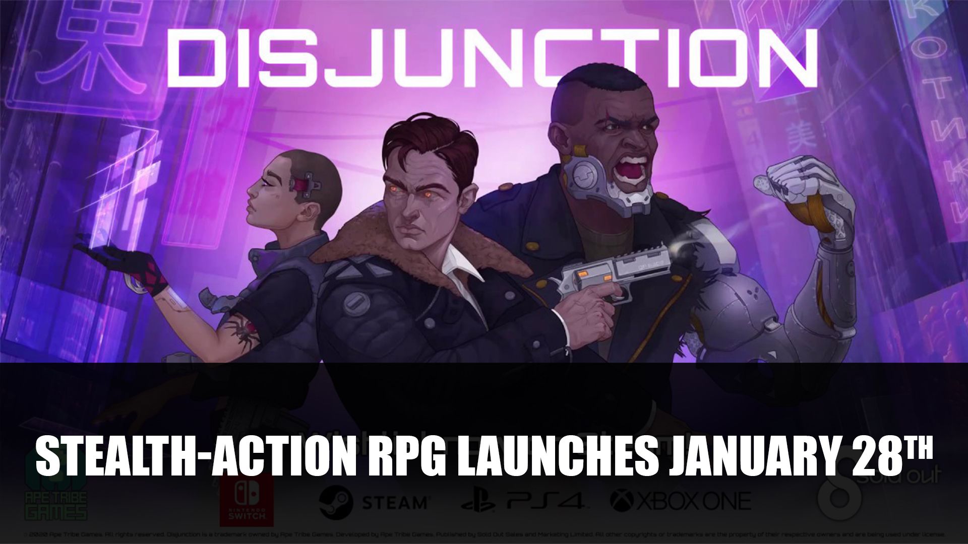 Disjunction Launches Janaury 28th