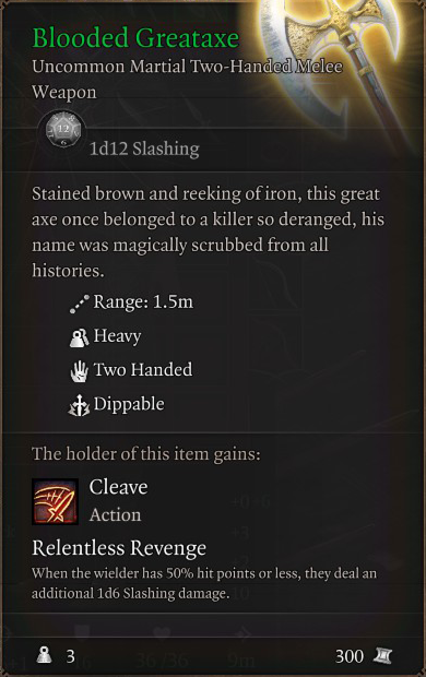 Blooded Greataxe
