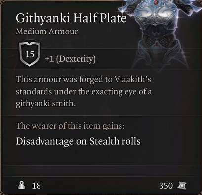 Githyanki Half Plate
