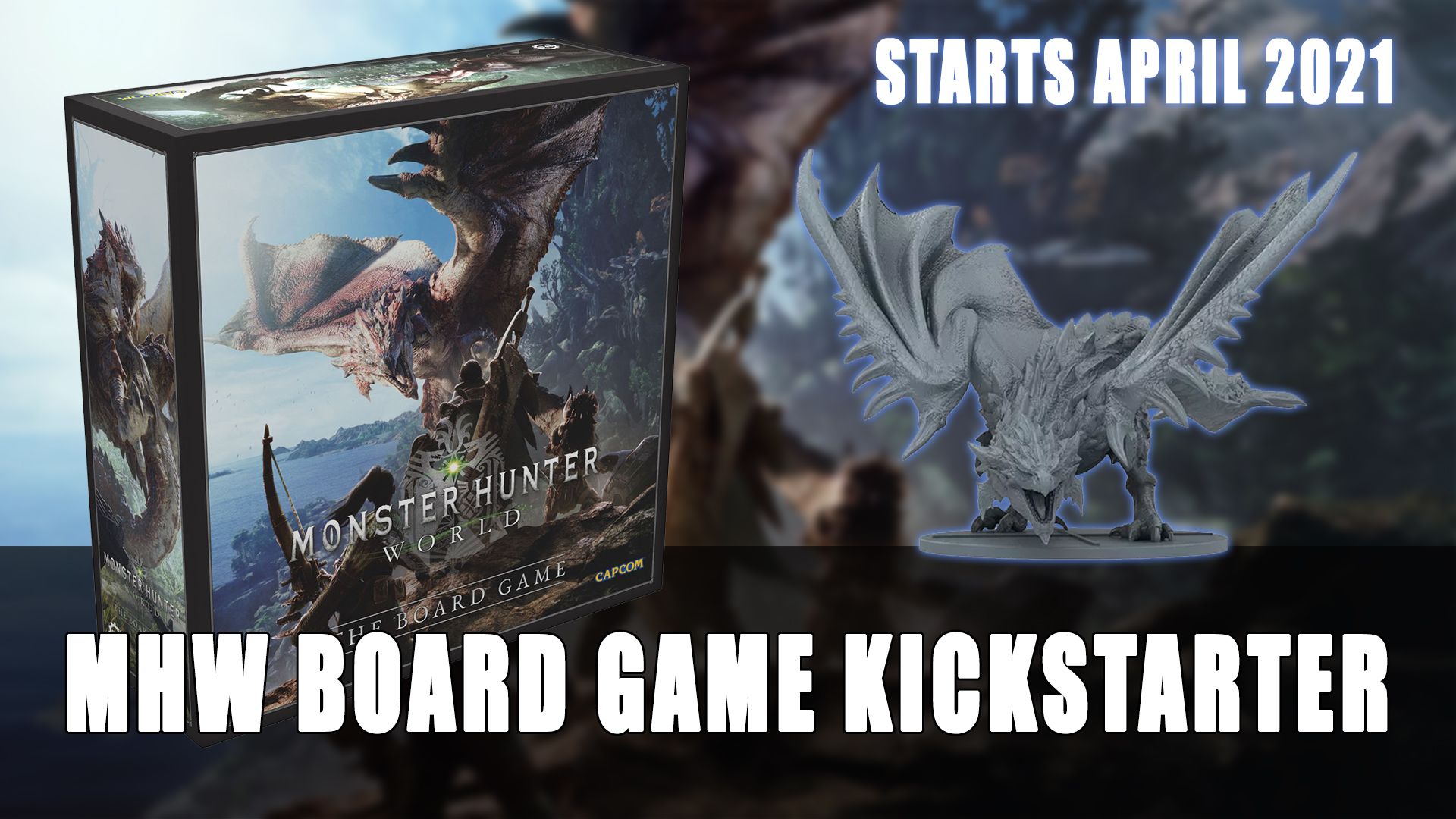 MHW mhw board game kickstarter starts April 2021
