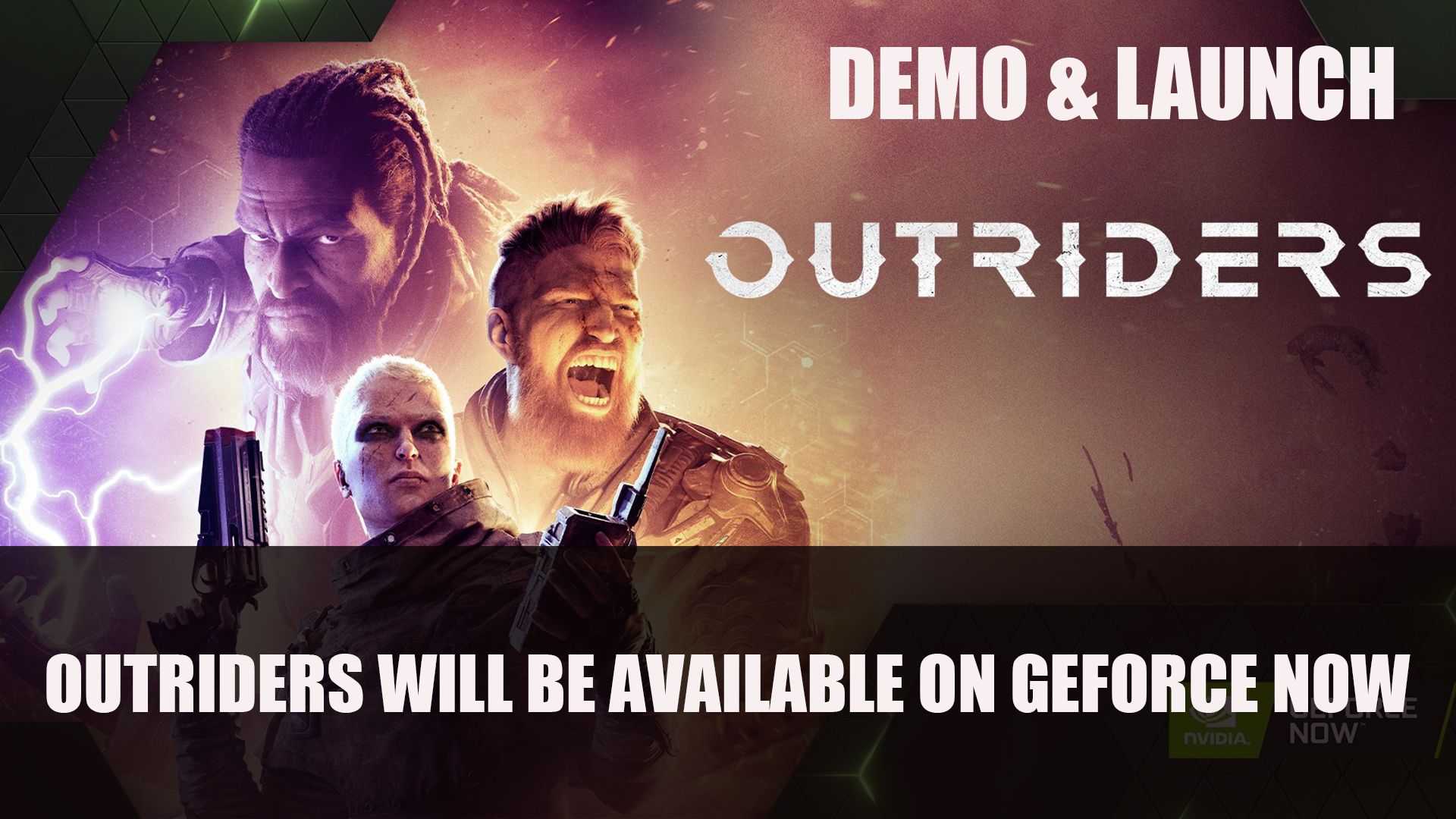 Outriders Will Be Available on GeForce Now
