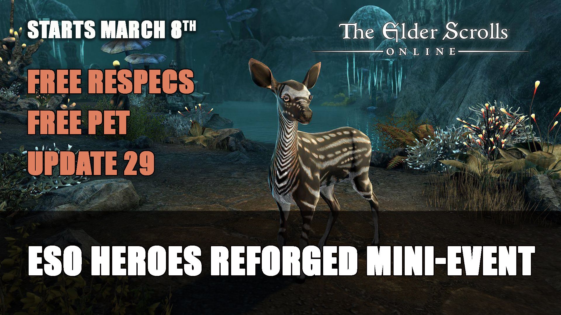 Elder Scrolls Online Heroes Reforged Mini Event Starts March 8th