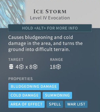 Solasta Ice Storm