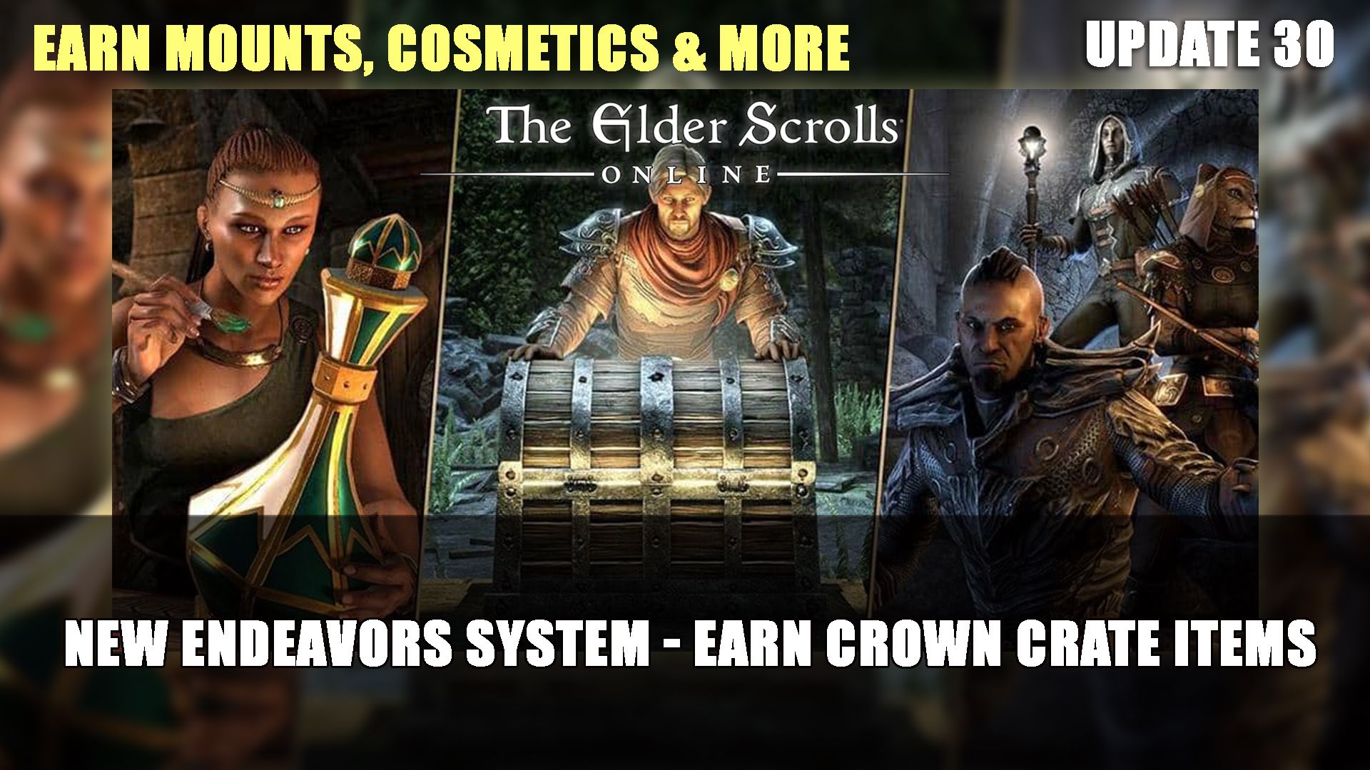 ESO new endeavors system   earn crown crate items in Update 30