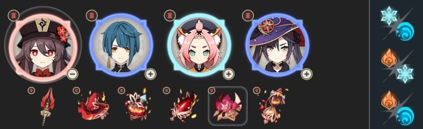 Genshin Impact Characters Tier Lists: Reverse Vaporize (Pyro)