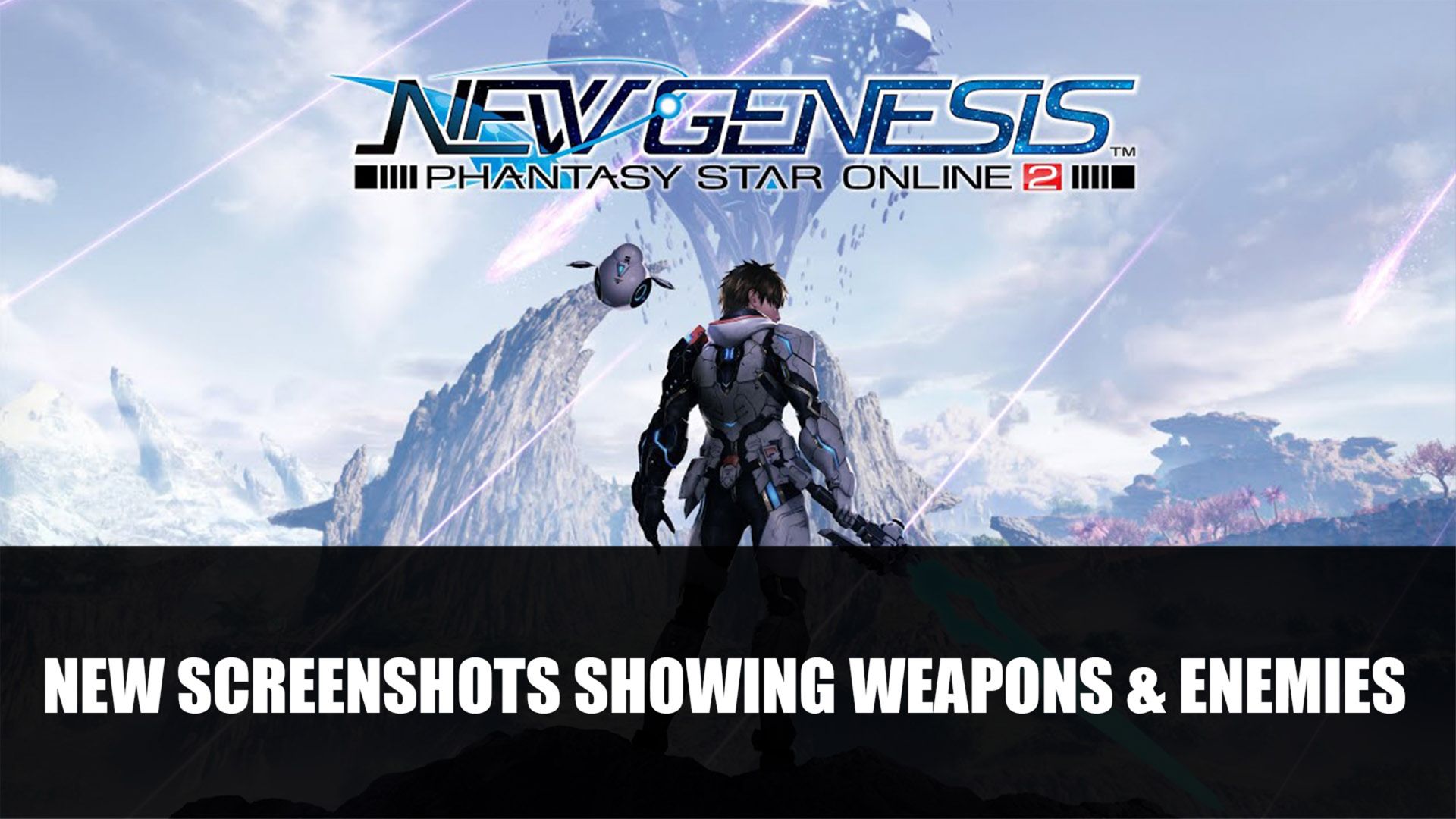 PSO 2 New Genesis New Screenshots Showing Weapons &amp; Enemies