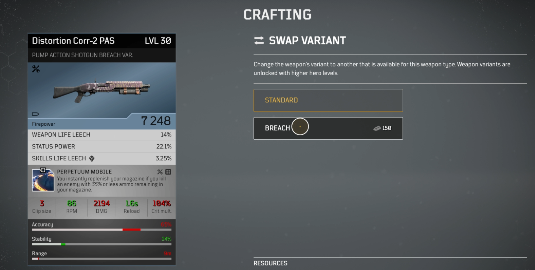 outriders-trickster-shotgun-build-guide-crafting