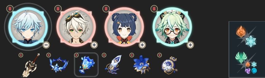 Genshin Impact Character Tier List: Reverse Melt (Cryo)