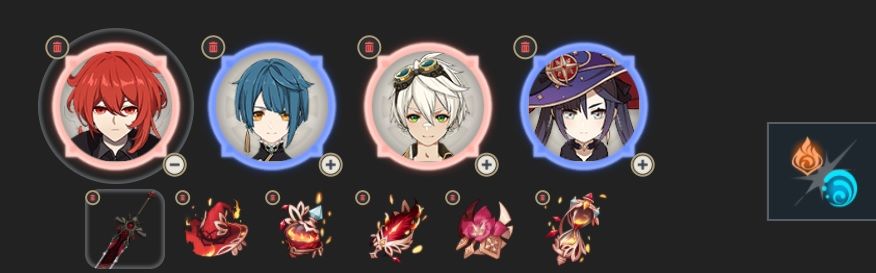 Genshin Impact Characters Tier Lists: Reverse Vaporize (Pyro)