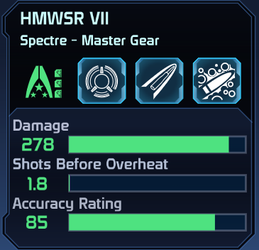 ME1 HMWSR VII Spectre Gear