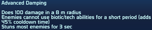 ME 1 Advanced Damping Ability