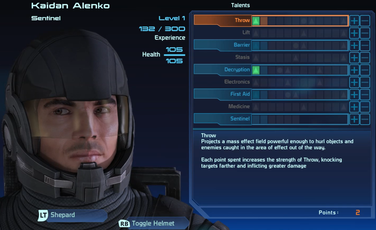 ME1 Kaidan Squadmate
