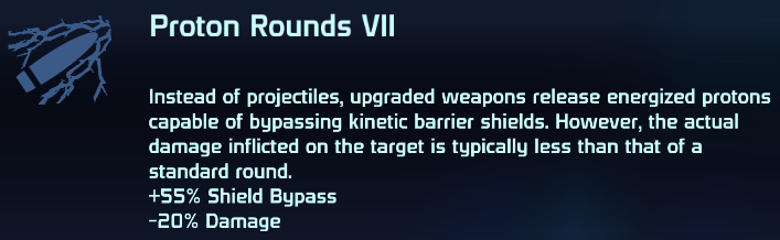 ME1 Proton Rounds