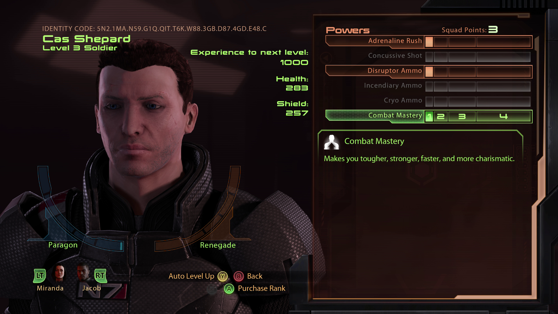 ME2 Soldier Powers