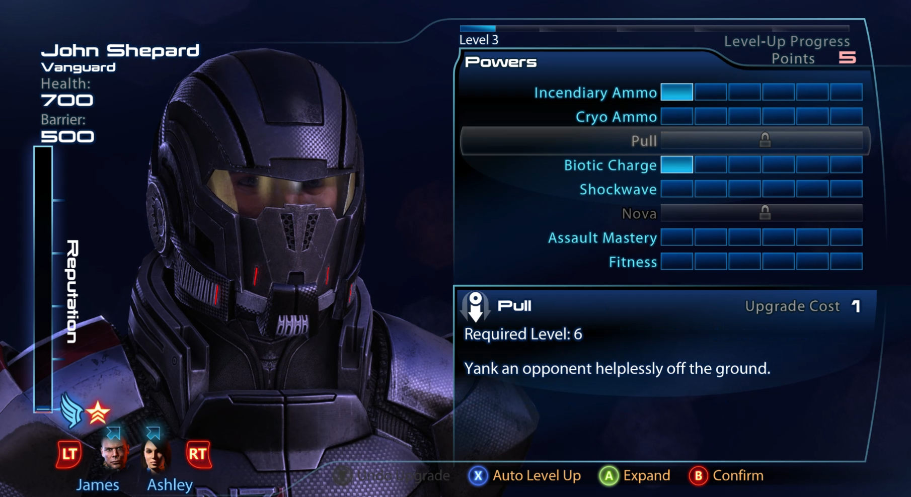ME3 Vanguard Class