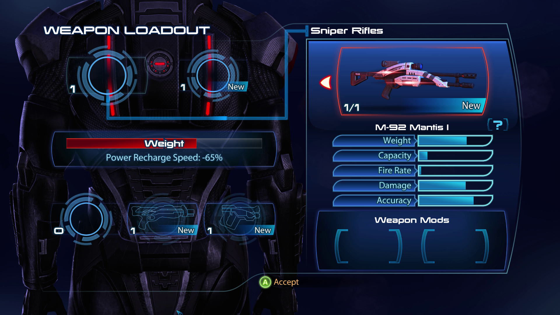 ME3 Weapon Loadout