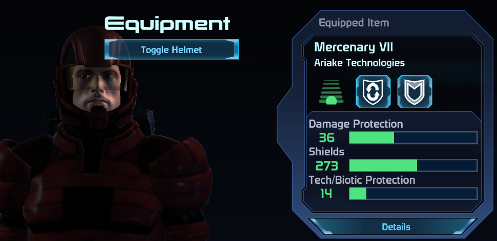 ME1 Mercenary VII Armor