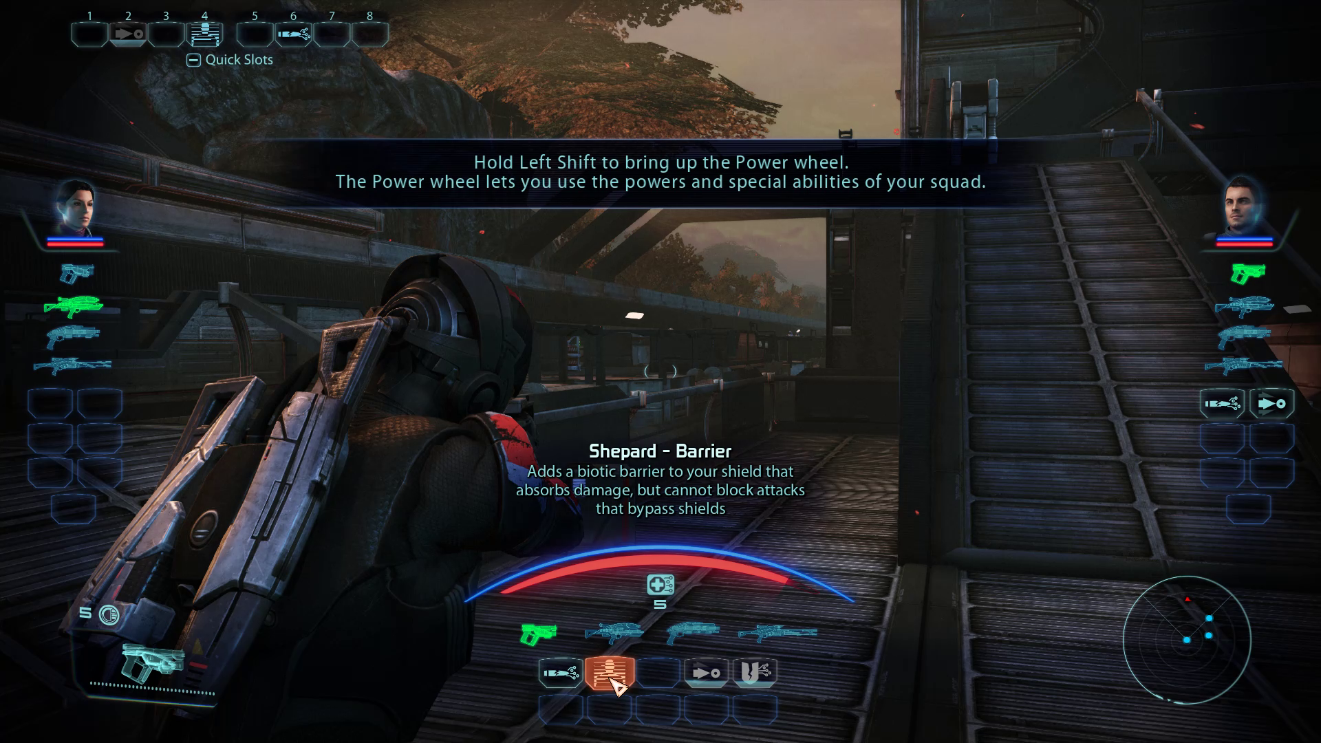 Sentinel Barrier HUD