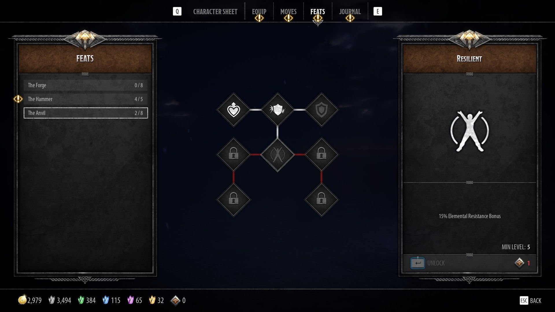Bruenor Build Guide: DnD Dark Alliance The Anvil Feat Tree