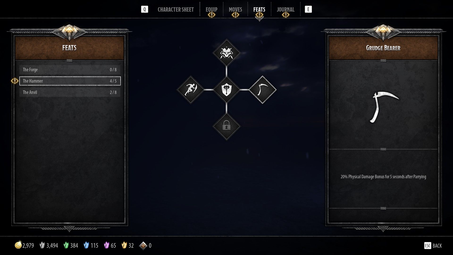 Bruenor Build Guide: DnD Dark Alliance The Hammer Feat Tree