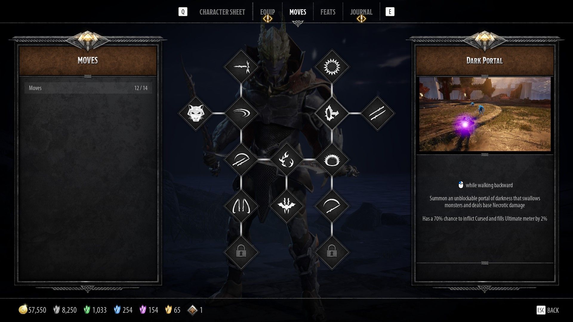 Drizzt Build Guide Moves Tree